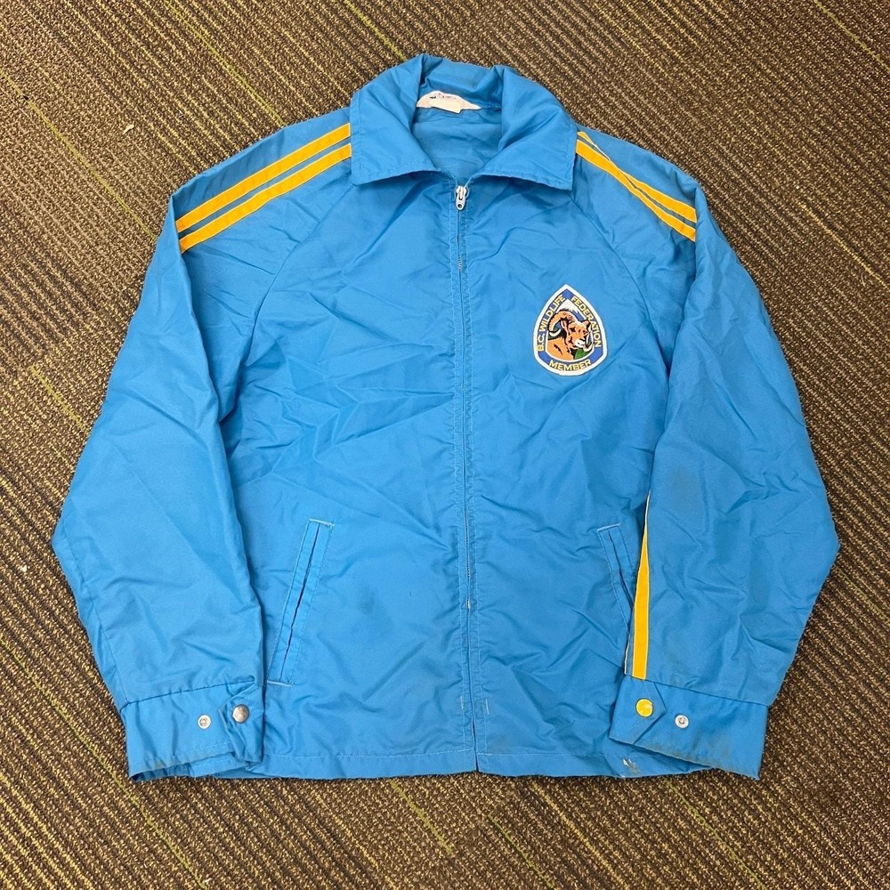 Vintage British Columbia Wildlife Federation Jacket Mens Medium 1970s